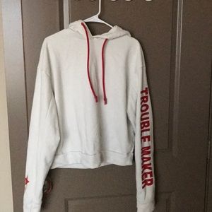 whitw hoodie